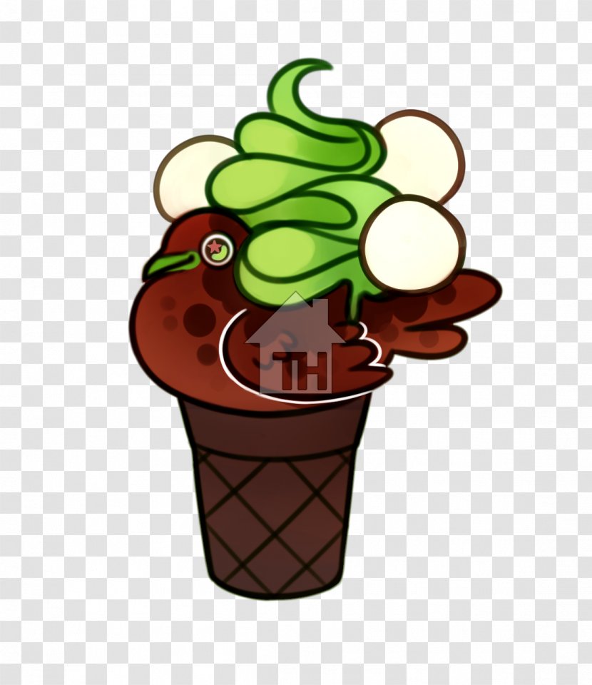 Ice Cream Cone Background - Sorbetes - Carnivorous Plant Soft Serve Creams Transparent PNG