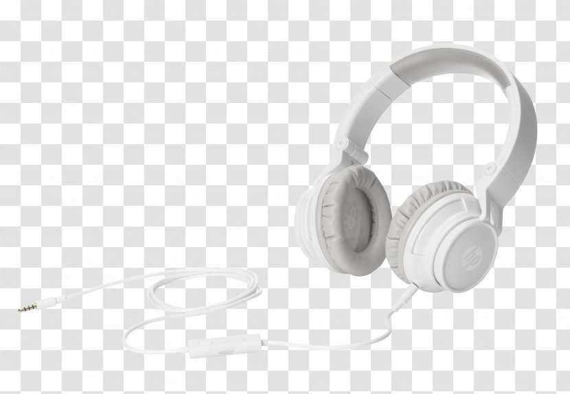 Auriculares Hp H3100 Blanco Microphone Headphones HP Inc. Headset - Stereophonic Sound Transparent PNG