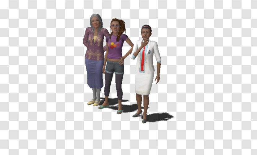 The Sims 3: University Life Family Video Game - 3 - Grandmother Transparent PNG