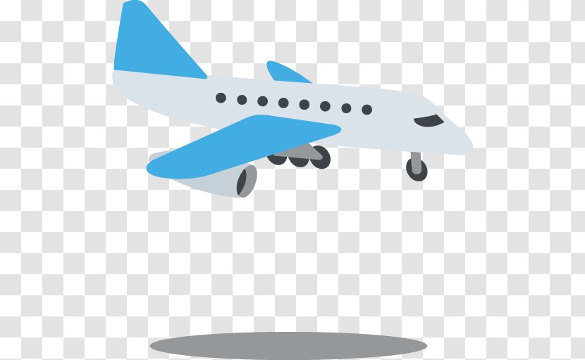 Airplane Emoji IPhone Air Transportation Text Messaging - Emoticon - Aeroplane Transparent PNG