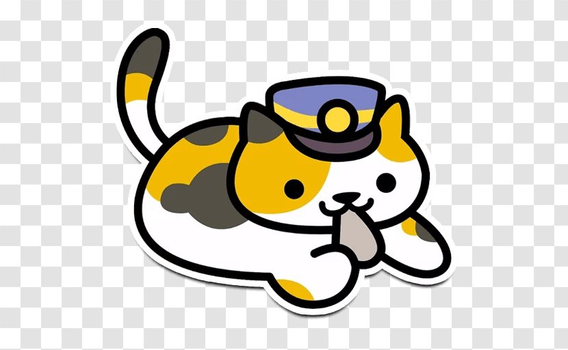 Neko Atsume Cat Android Sticker - Animal Crossing Transparent PNG