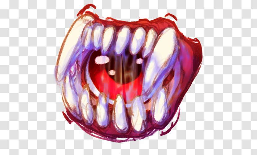 Lip - Tongue - Scary Eye Transparent PNG