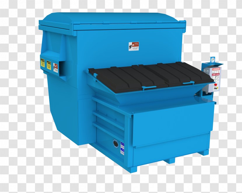 Compactor Waste Crusher Machine Plastic - Rubbish Bins Paper Baskets - Garbage Bin Modeling Transparent PNG