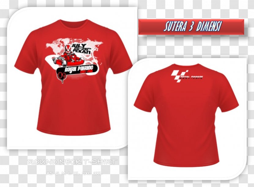 T-shirt Logo Sleeve Shoulder Outerwear - Red Transparent PNG