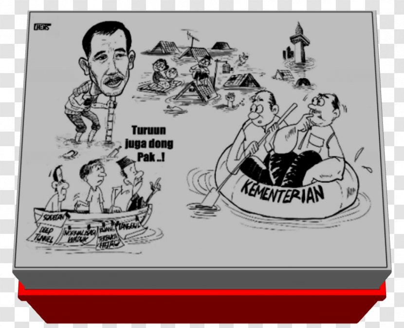 Cartoon Poster Recreation Brand - Jokowi Transparent PNG