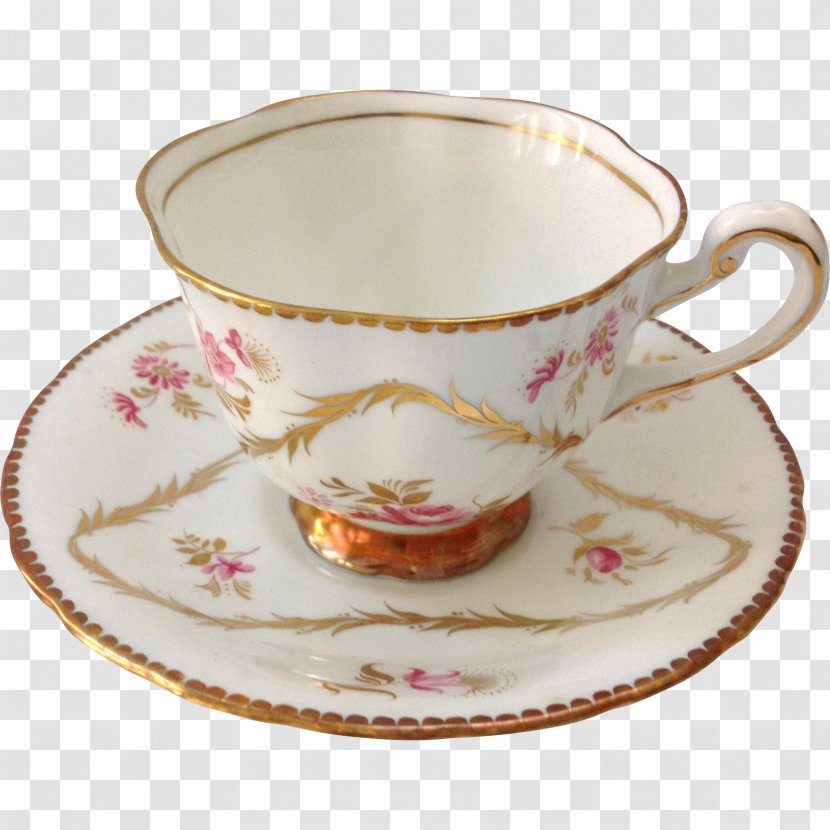 Coffee Cup Saucer Porcelain Tableware - Dishware - Chinese Bones Transparent PNG