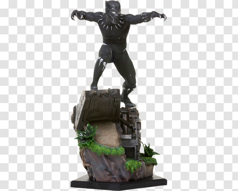 Marvel 1/10 Black Panther Erik Killmonger Battle Diorama Series Scale Statue Nakia - Hulk - Toys Transparent PNG