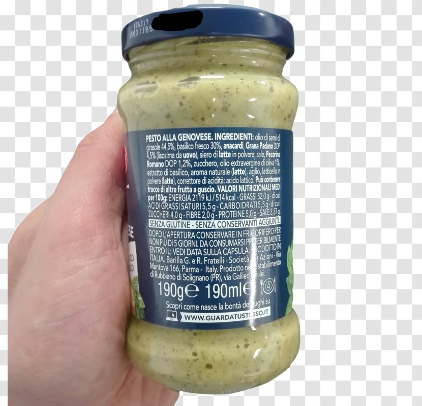 Pesto Condiment Ingredient Basil Sauce - Salt - Cheese Transparent PNG