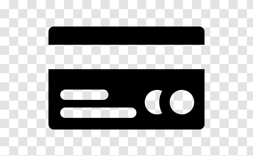 Credit Card - Black - And White Transparent PNG