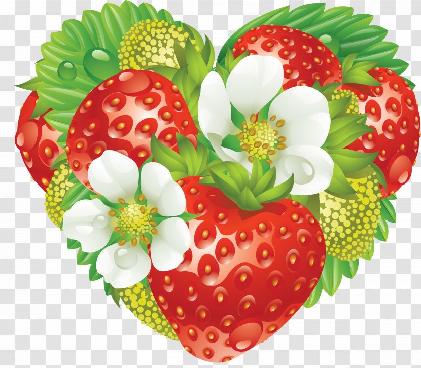 Strawberry Shortcake Love Hearts - Fruit Transparent PNG