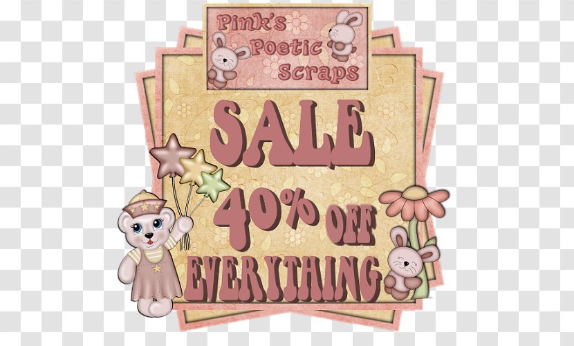 Cartoon Animal Pink M Font - Sledging Transparent PNG