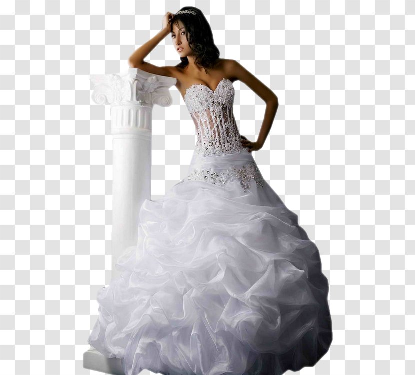Wedding Dress Bride Waistline - Watercolor Transparent PNG