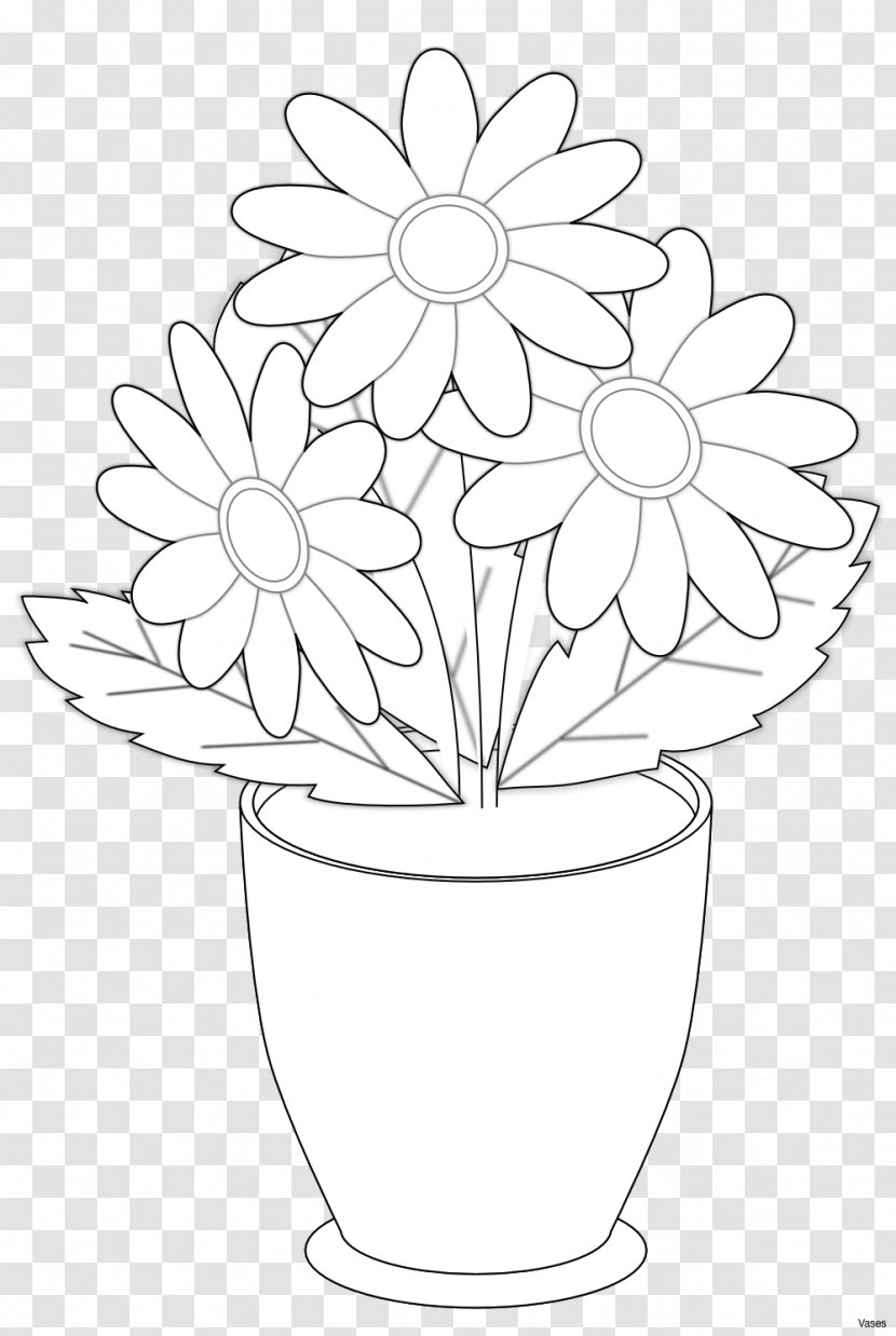Drawing Vase Art Clip - Flowerpot Transparent PNG