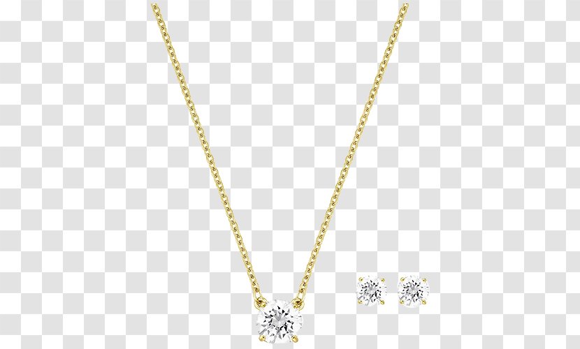 Necklace Pendant Chain Body Piercing Jewellery Pattern - Swarovski Jewelry Gemstone Sets Transparent PNG