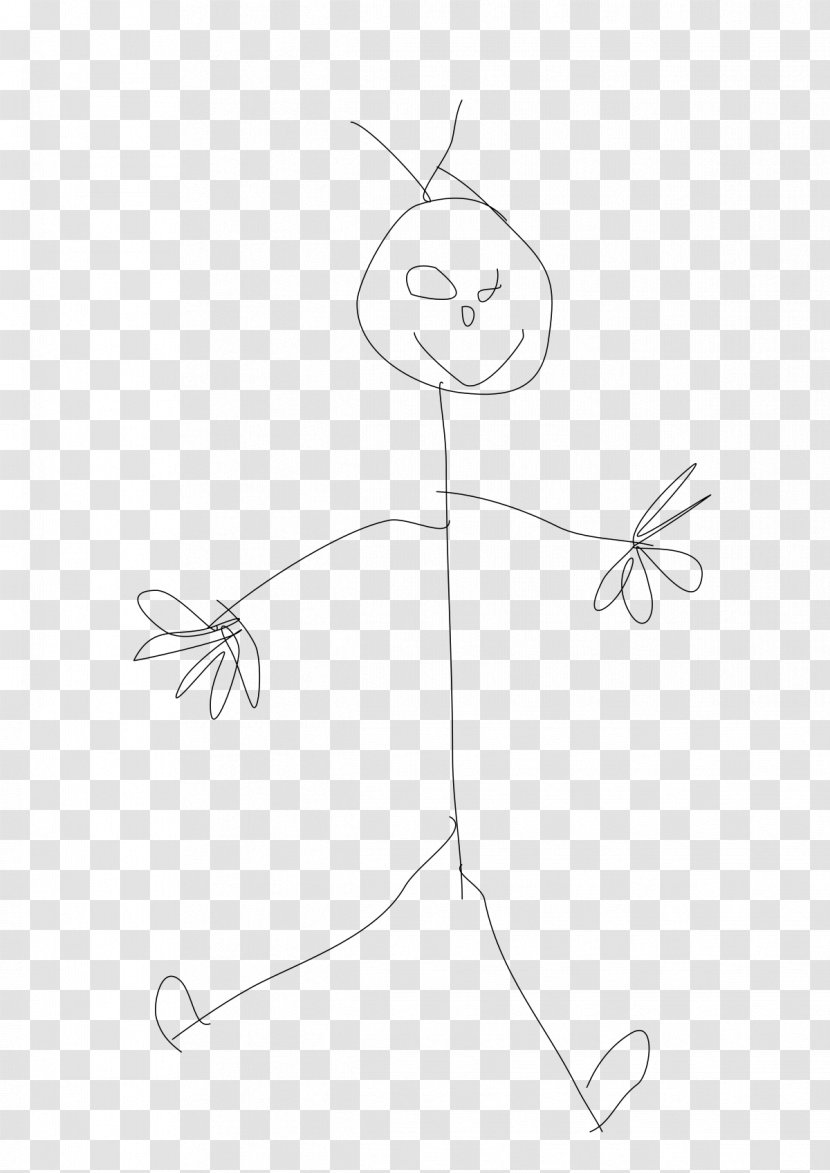 Stick Figure Gubbe Sketch - Cartoon - Linus Transparent PNG