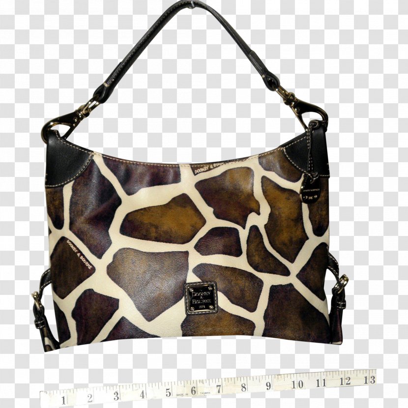 Hobo Bag Handbag Giraffe Animal Print Dooney & Bourke - Luggage Bags Transparent PNG