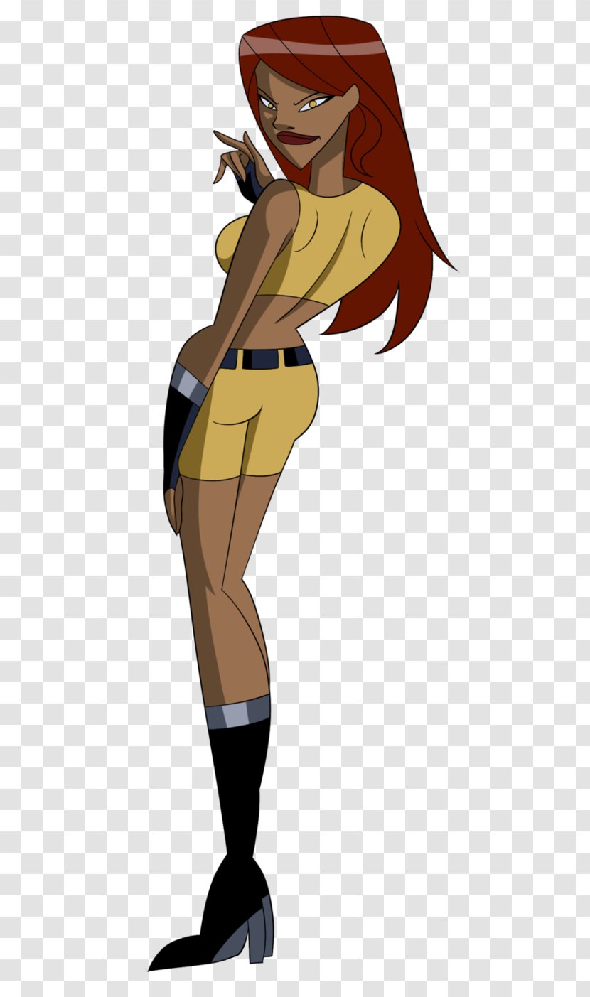 Cartoon Shoulder Fiction Brown Hair - Justice League Transparent PNG