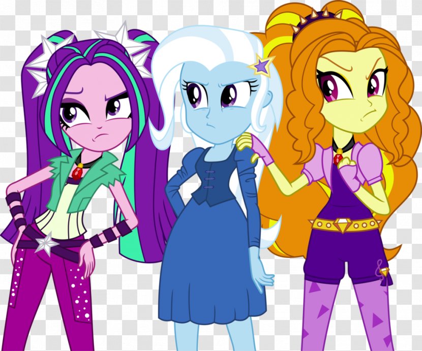 Adagio Dazzle Aria Blaze DeviantArt My Little Pony: Equestria Girls - Cartoon - Vector Transparent PNG
