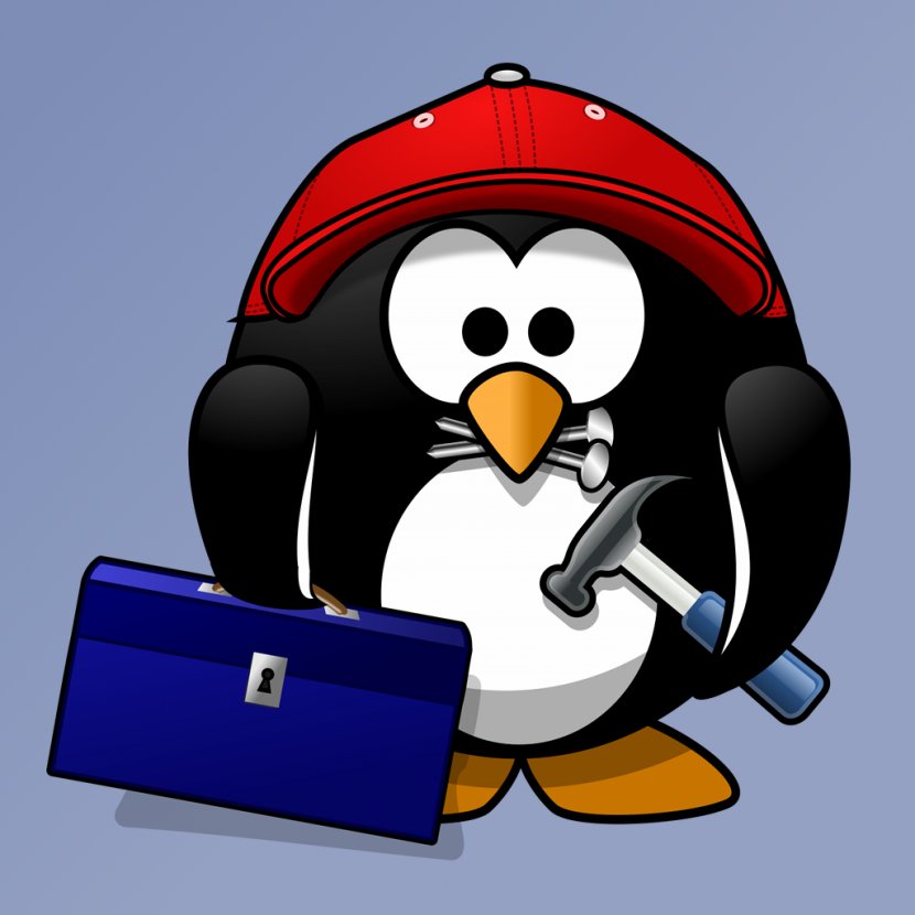 Handyman Cartoon Clip Art - Bird - Penguins Transparent PNG