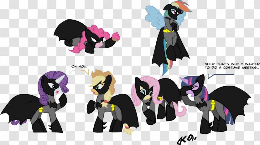 Pony Twilight Sparkle Rainbow Dash Rarity Pinkie Pie - Derpy Hooves - Batman Transparent PNG