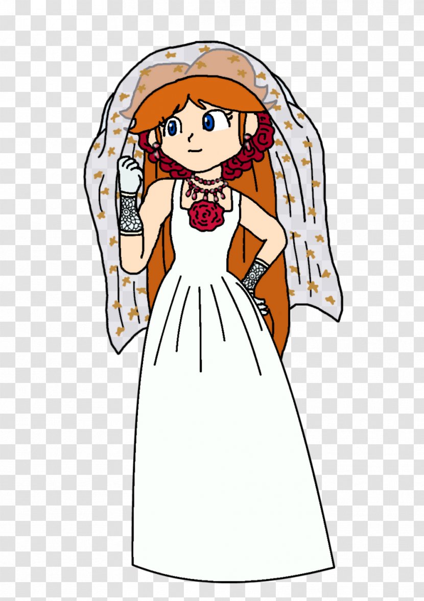 Gown Wedding Dress White - Heart - Vector Cartoon Transparent PNG