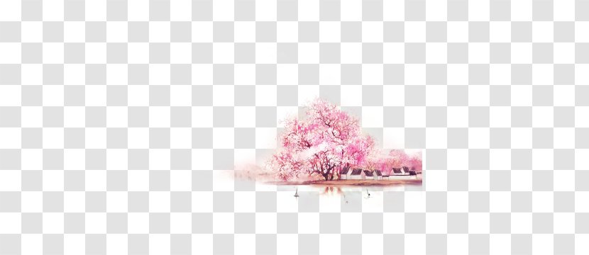 Xiajizhen Watercolor Painting Paper YouTube - Purple - Twig Transparent PNG