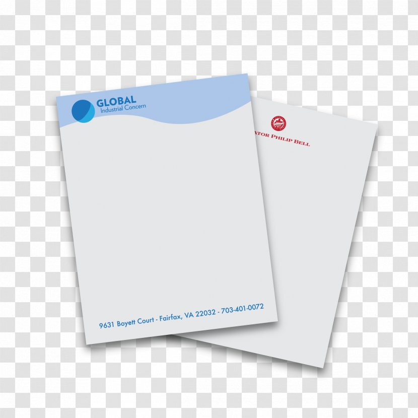 Paper Brand Font - Material - Letterhead Transparent PNG