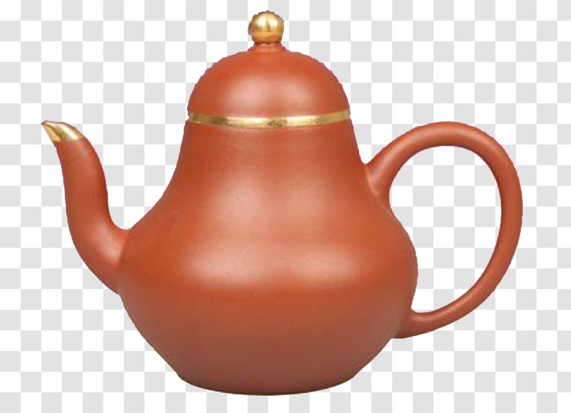 Yixing Clay Teapot Kettle - Stone Transparent PNG