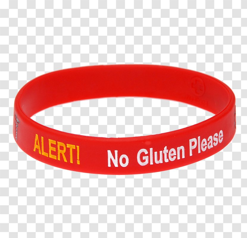 Wristband Gel Bracelet T-shirt Printing - Wheat Allergy Transparent PNG