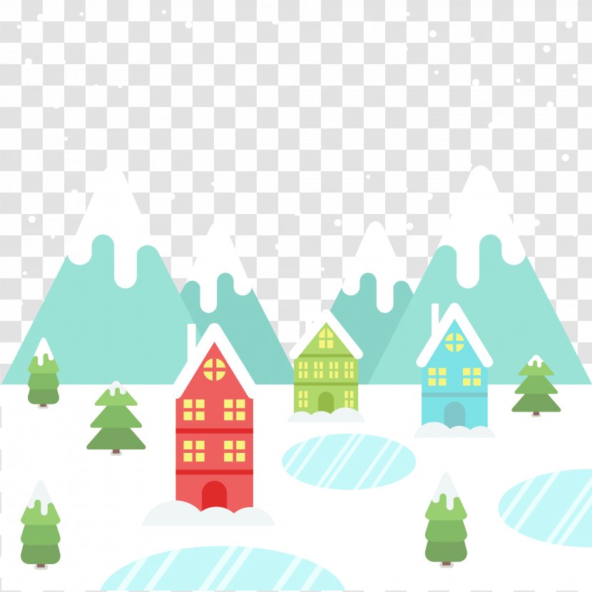 Design Christmas Day New Year Tree Image - Snow - Apparel Transparent PNG