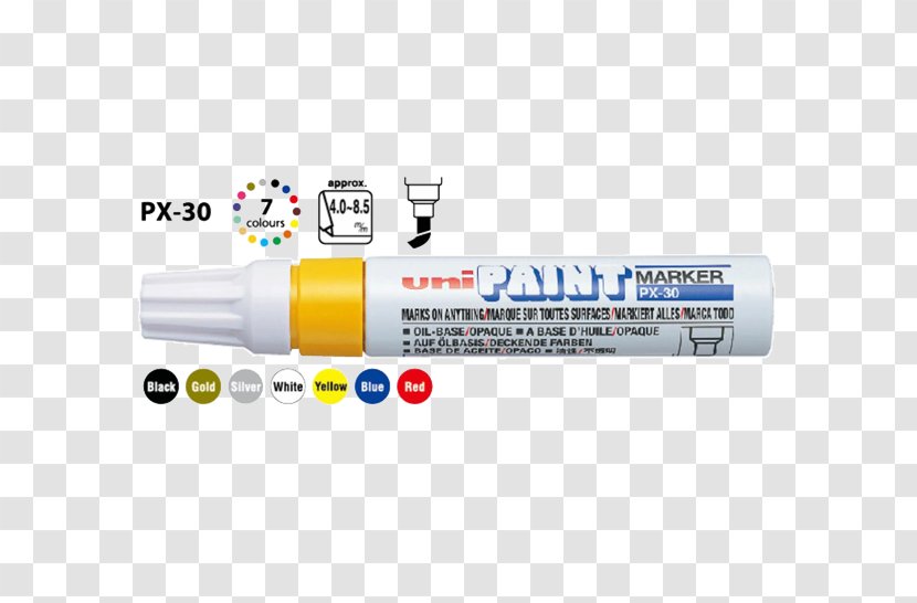 Uni-ball Paint Marker Material Industry - Waterbrush Transparent PNG