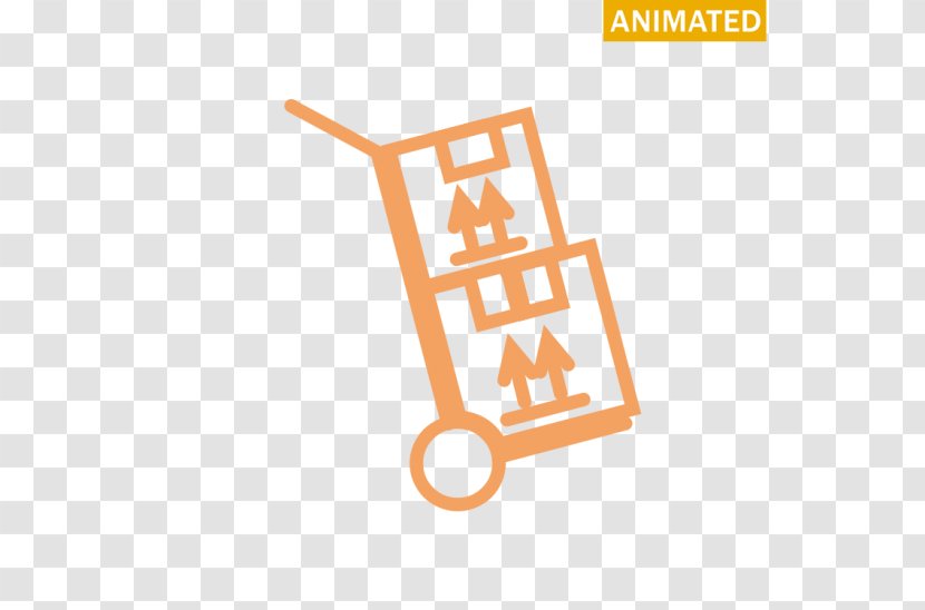 Brand Logo Line - Symbol - Orange Shopping Cart Transparent PNG