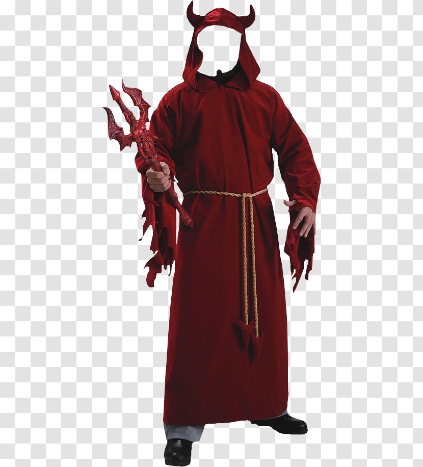 Devil Costume Satan Demon Man - Adult Transparent PNG
