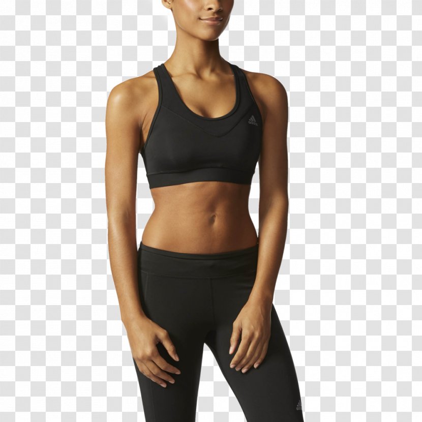 T-shirt Sports Bra Adidas Top - Silhouette Transparent PNG