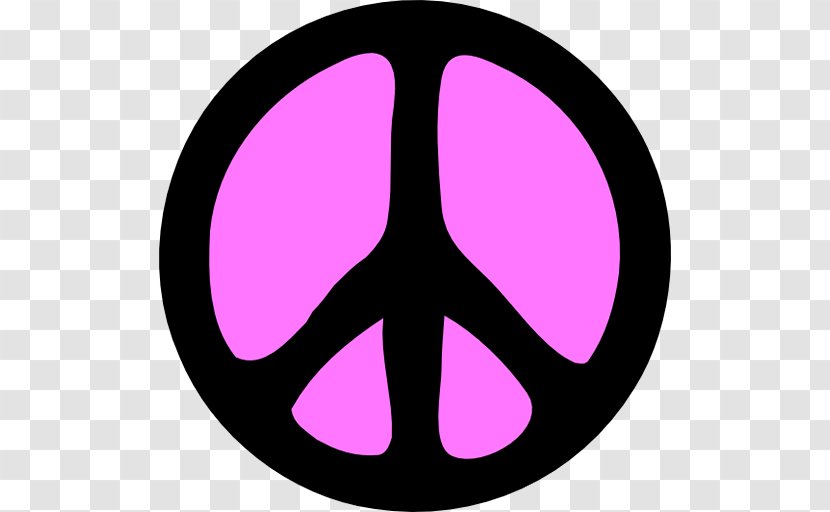 Peace Symbols Clip Art - Violet Transparent PNG