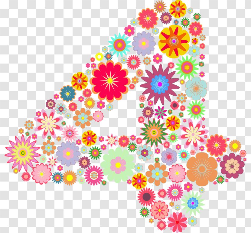 Floral Flower Background - Design - Sticker Transparent PNG