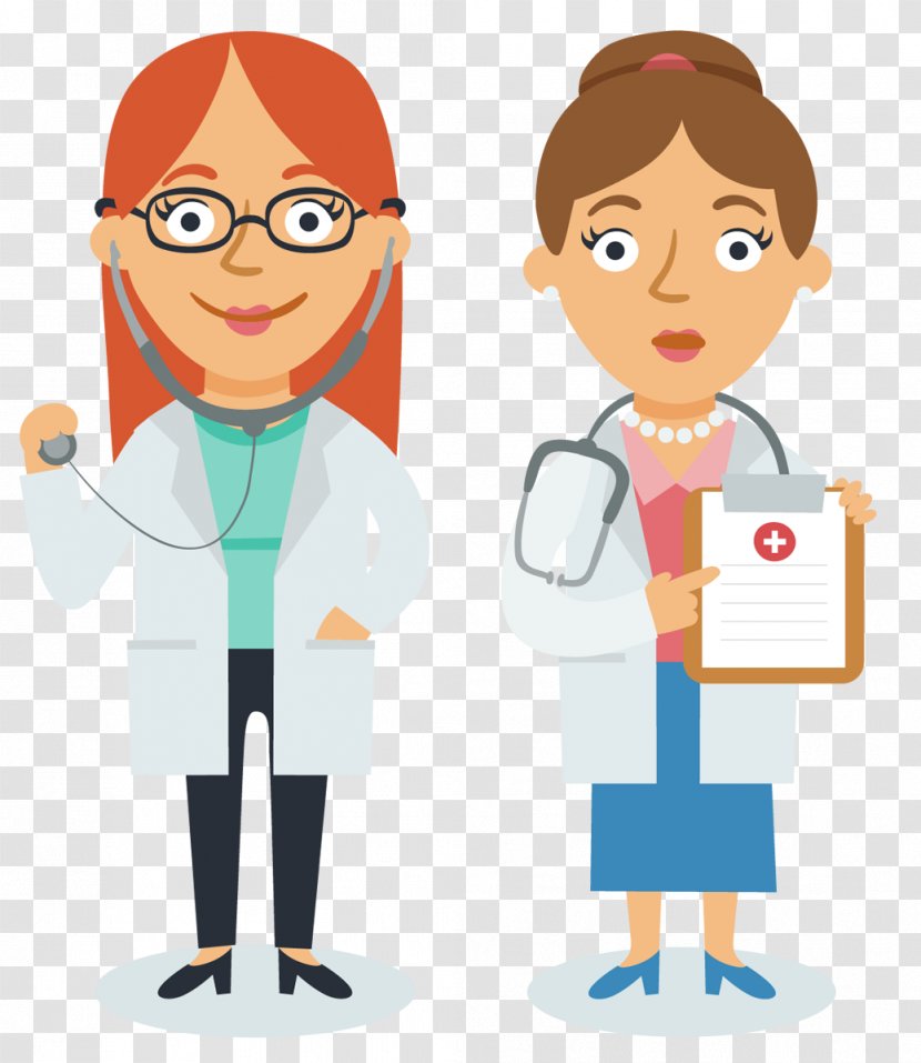 Physician Cartoon Female - Professional - Doctor Transparent PNG