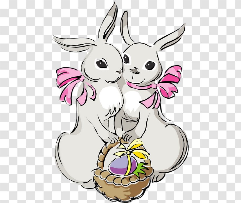 Easter Bunny Hare Rabbit Clip Art - Photography - Drawing Transparent PNG