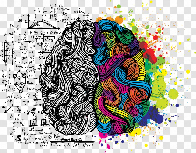 Brain - Creativity - Doodle Colorfulness Transparent PNG
