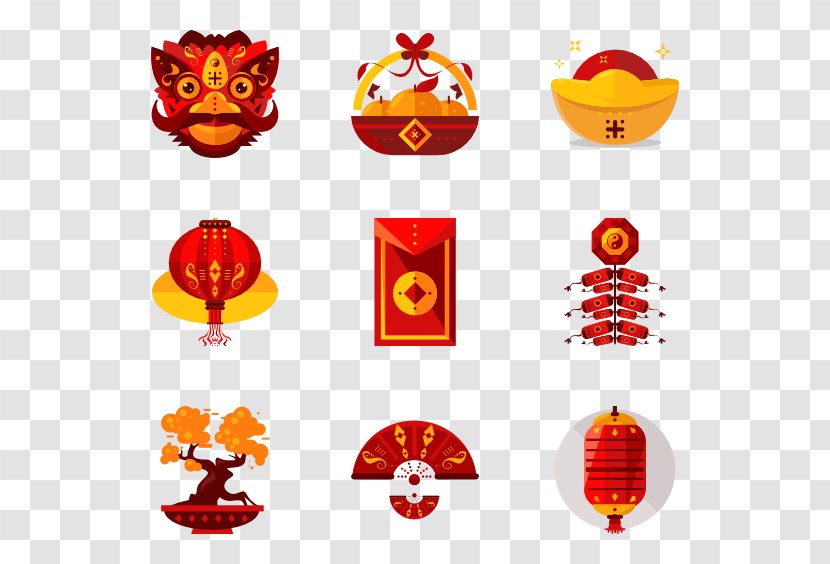 Chinese New Year Calendar Symbol - Orange - Years Transparent PNG