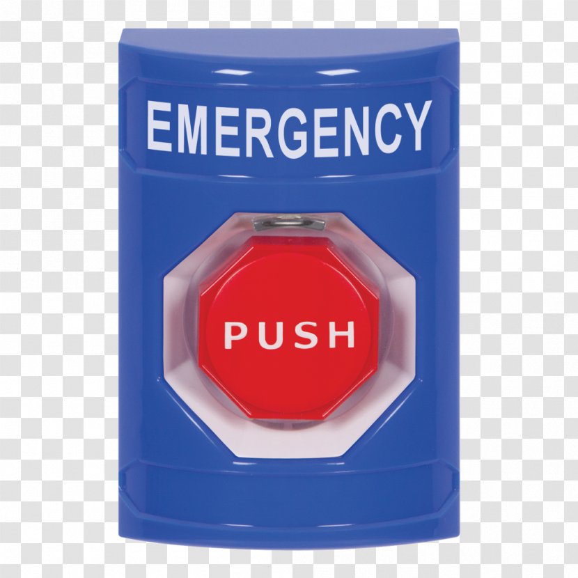 Emergency Exit Push-button Panic Button Alarm Device - The Surface Of Golden Crony Transparent PNG