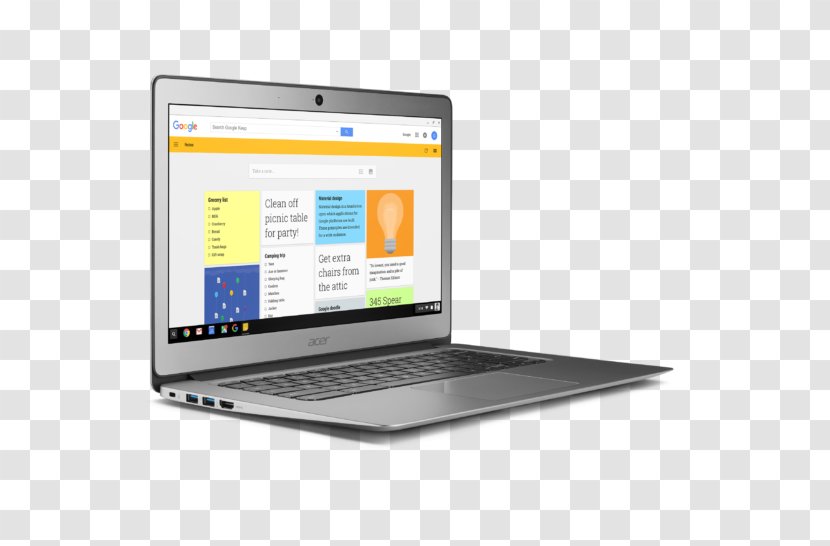 Netbook Laptop Acer Chromebook 11 CB3 14 - Google Chrome Transparent PNG
