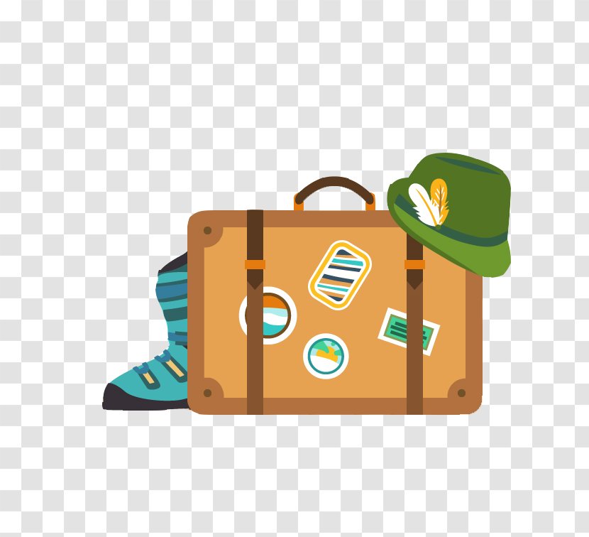 Vacation Clip Art - Illustrator - A Person's Travel Transparent PNG
