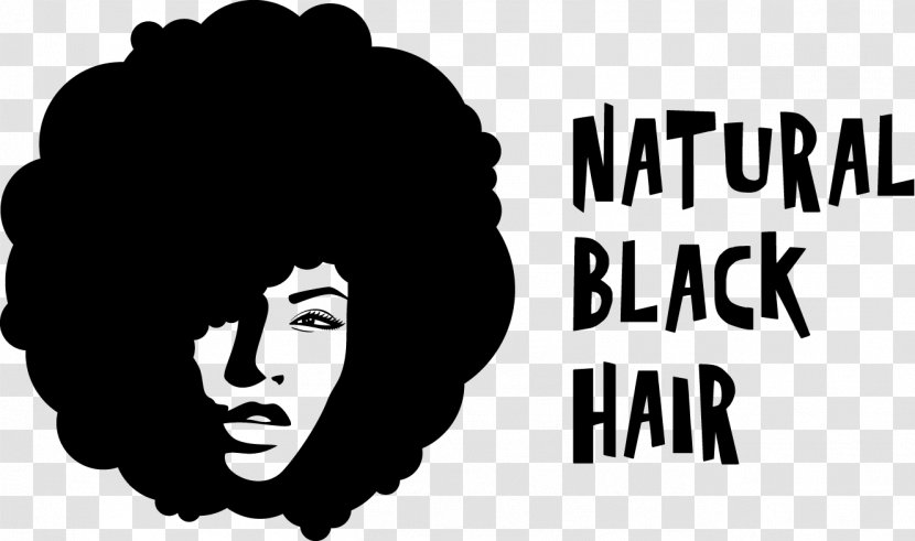 Logo Afro-textured Hair Black - Art - Afro Silhouette Transparent PNG