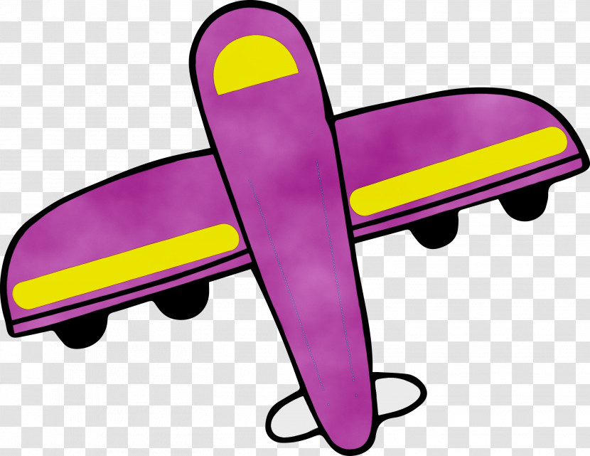 Airplane Angle Line Pink M Area Transparent PNG
