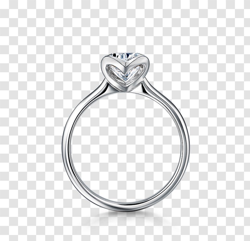 Diamond Engagement Ring Wedding Jewellery - Ceremony Supply Transparent PNG