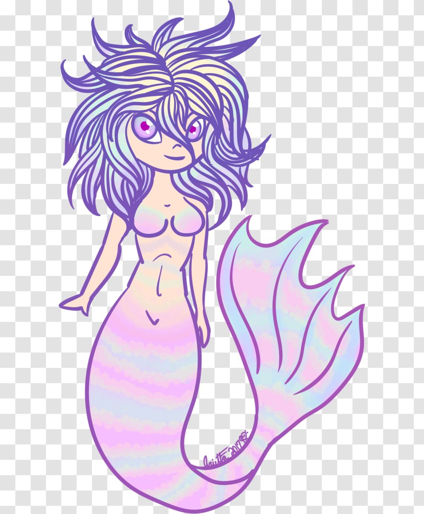 Mermaid Drawing Painting Sketch - Heart Transparent PNG