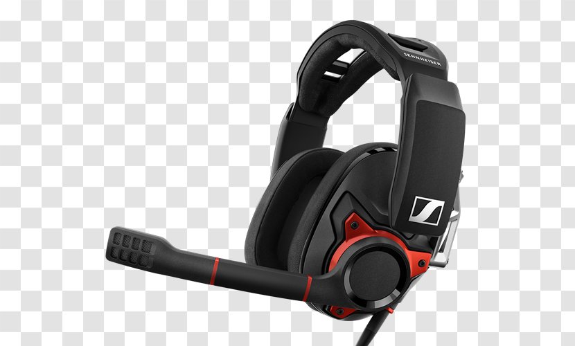 Microphone Sennheiser GSP 600 Professional Gaming Headset Headphones - Electronic Device Transparent PNG