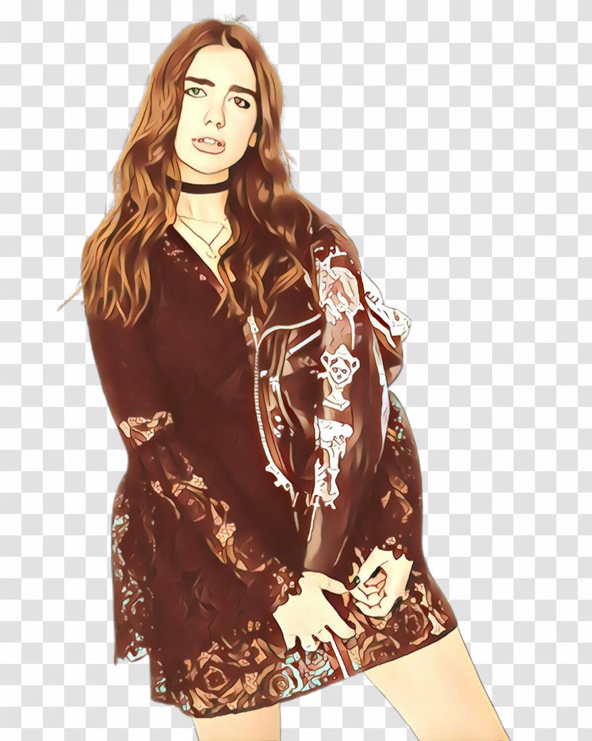 Clothing Fashion Model Outerwear Sleeve - Long Hair Transparent PNG