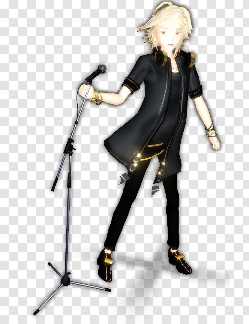 MikuMikuDance Yohioloid Vocaloid Art - Action Figure - Microphone Stand Transparent PNG